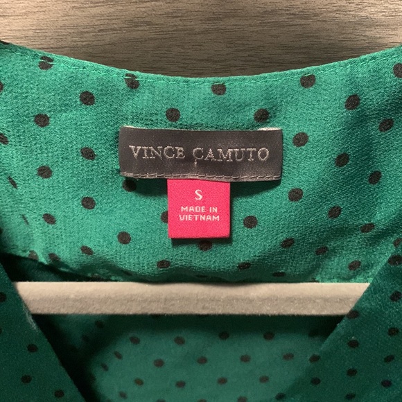 Emerald green with polka dots - Picture 2 of 5